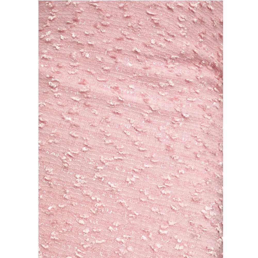 Lulus Pop the Bubbly Pink Preppy Tweed Mini Shift Party Dress Light Pink Sz L - Picture 14 of 14
